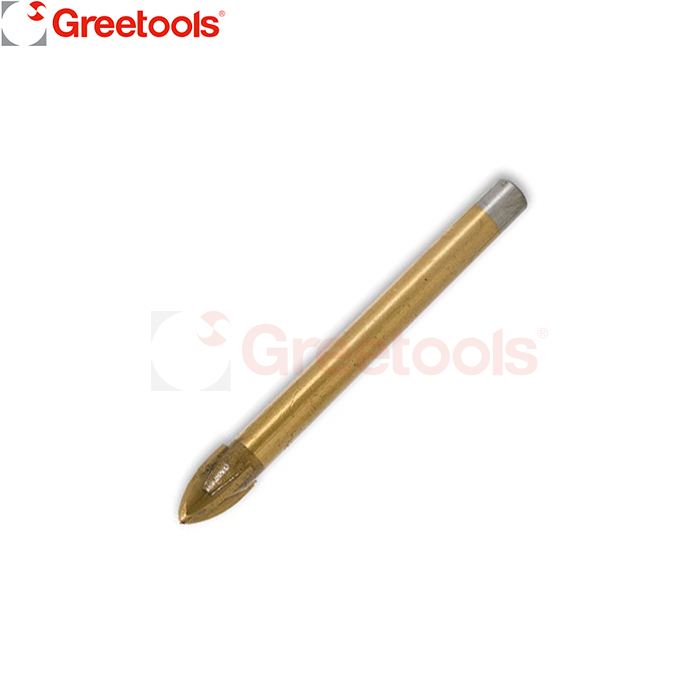 Titanium Coated Cross Head Glass&Tile Drill Bit