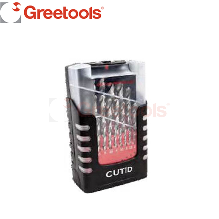 25 Piece HSS Ground Bright Finish Drill Bits Set