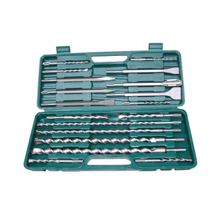 18 Piece SDS Plus Hammer Drill Bits and Chisels Set Made in China