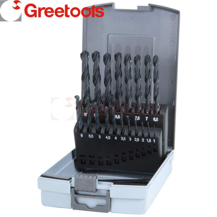 19 Piece HSS Roll Forged Black Finish Drill Bits Set