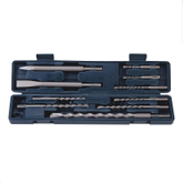 Carbide Tipped Hammer Drill Bits and Chisel SDS Plus 10 Piece