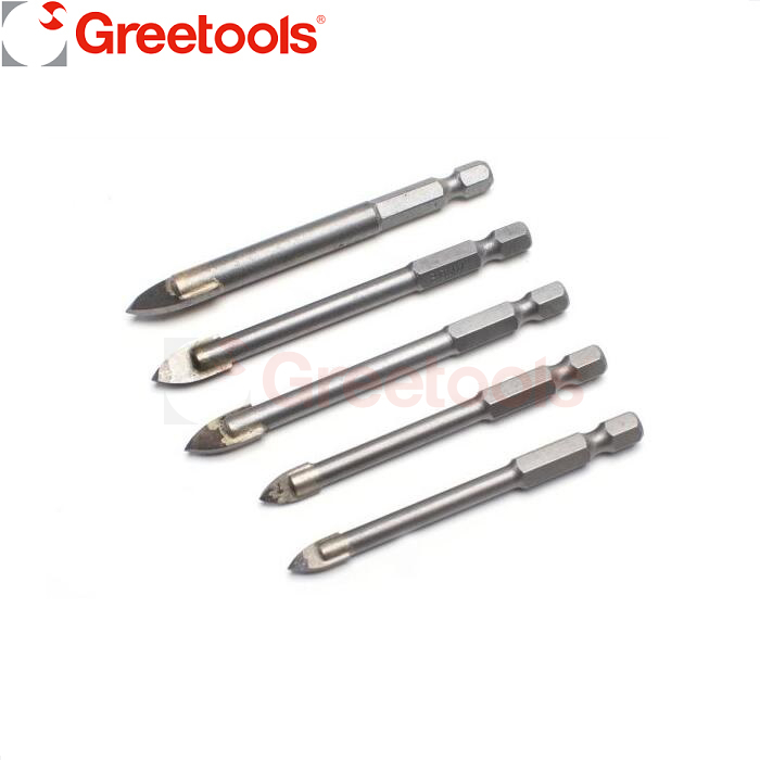 Hex Shank Carbide Tip Glass&Tile Drill Bit