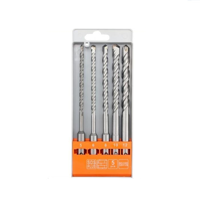 5 Piece SDS-Plus Percussion Concrete Drill Bits Set
