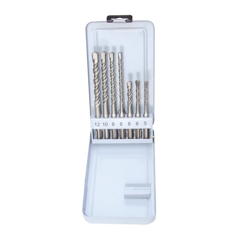 7 Piece SDS Plus Quador Cutter Drill Bits Set