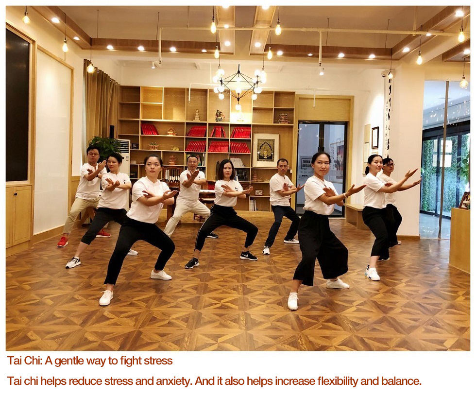 Greetools join in Tai Chi exercise