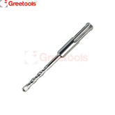 SDS Plus Tungsten Carbide Concrete Drill Bits Nickel Finish